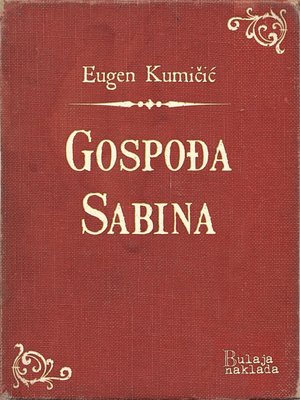 cover image of Gospođa Sabina